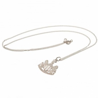 Newcastle United naszyjnik z zawieszką Sterling Silver Pendant & Chain