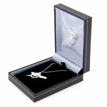 Arsenal naszyjnik z zawieszką Silver Pendant & Chain GN