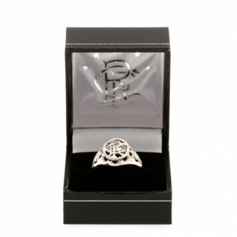 FC Rangers pierścionek Sterling Silver Ring Large