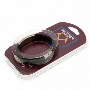 West Ham United opaska silikonowa Stitched Silicone Bracelet
