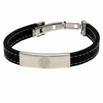FC Celtic opaska silikonowa Stitched Silicone Bracelet
