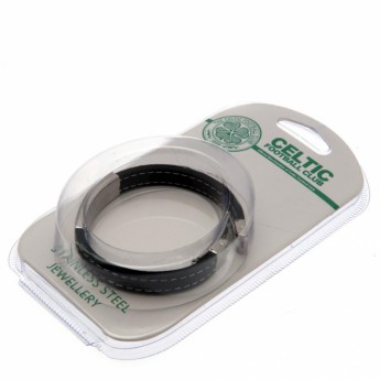 FC Celtic opaska silikonowa Stitched Silicone Bracelet