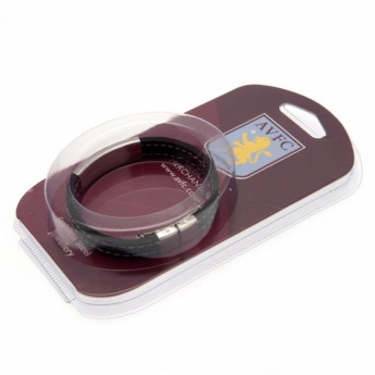 Aston Vila opaska silikonowa Stitched Silicone Bracelet