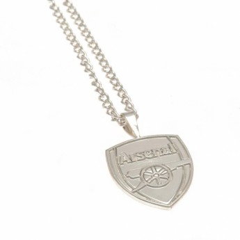 Arsenal naszyjnik Silver Plated Pendant & Chain XL