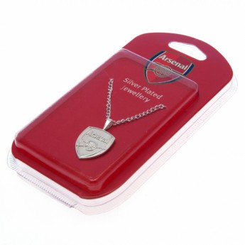 Arsenal naszyjnik Silver Plated Pendant & Chain XL