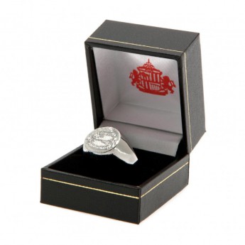 Sunderland pierścionek Silver Plated Crest Ring Small