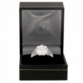 Liverpool pierścionek Silver Plated Crest Medium