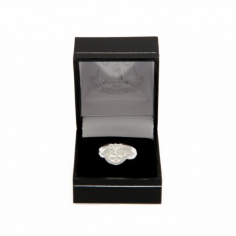 FC Everton pierścionek Silver Plated Crest Ring Small