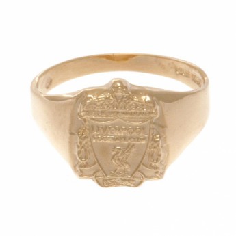 Liverpool pierścionek 9ct Gold Crest Large