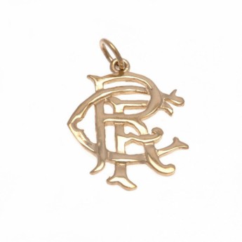 FC Rangers złoty brelok 9ct Gold Pendant Medium