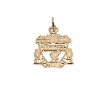 Liverpool złoty brelok 9ct Gold Pendant Crest