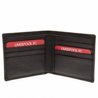 Liverpool skórzany portfel Brown Leather Wallet
