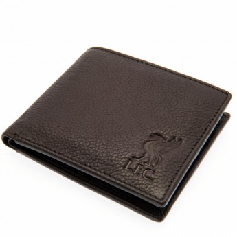 Liverpool skórzany portfel Brown Leather Wallet
