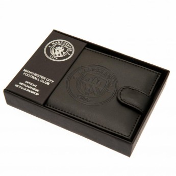 Manchester City skórzany portfel emEmbossed Leather Wallet 805