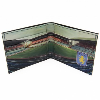 Aston Vila skórzany portfel Panoramic Wallet