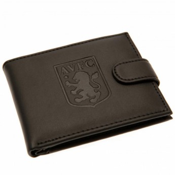 Aston Vila skórzany portfel Anti Fraud Wallet