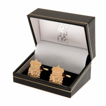 Liverpool spinki mankietowe Gold Plated Cufflinks