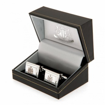 Newcastle United spinki mankietowe Silver Plated Cufflinks