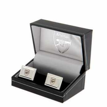 Arsenal spinki mankietowe Silver Plated Cufflinks