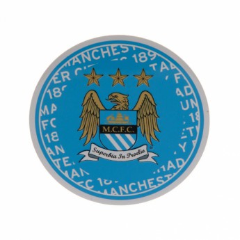 Manchester City metalowy znak Multi Surface Signs