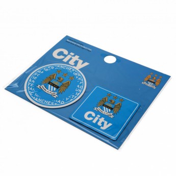 Manchester City metalowy znak Multi Surface Signs