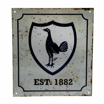 Tottenham tablica na ścianę Retro Logo Sign