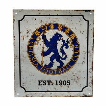 Chelsea tablica na ścianę Retro Logo Sign