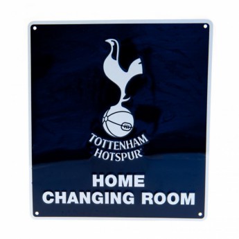 Tottenham metalowy znak Home Changing Room Sign