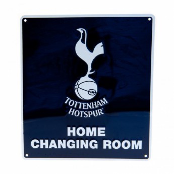 Tottenham metalowy znak Home Changing Room Sign