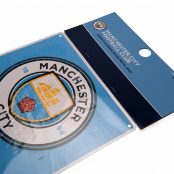 Manchester City metalowy znak Home Changing Room Sign