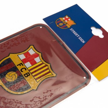 Barcelona metalowy znak Home Changing Room Sign