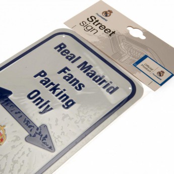 Real Madryt metalowy znak No Parking Sign