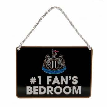 Newcastle United ozdoba do sypialni Bedroom Sign No1 Fan