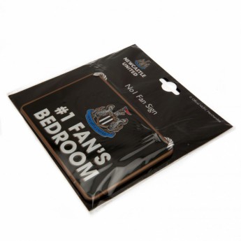 Newcastle United ozdoba do sypialni Bedroom Sign No1 Fan