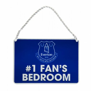 FC Everton ozdoba do sypialni Bedroom Sign No1 Fan