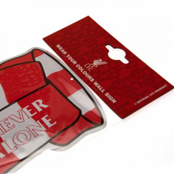 Liverpool metalowy znak Show Your Colours Sign