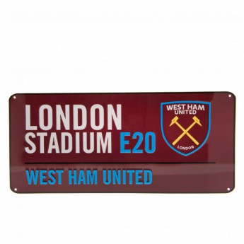 West Ham United tablica na ścianę Street Sign CL