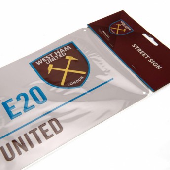 West Ham United tablica na ścianę Street Sign