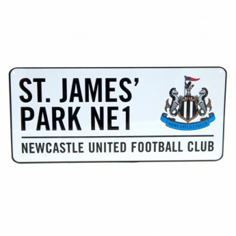 Newcastle United tablica na ścianę Street Sign