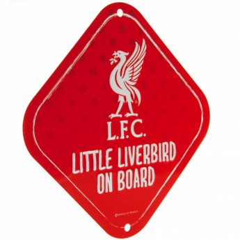 Liverpool tabiczka dziecko w samochodzie Little Dribbler