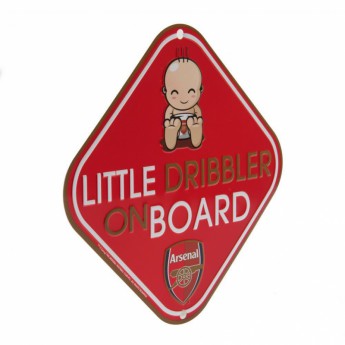 Arsenal tabiczka dziecko w samochodzie Little Dribbler