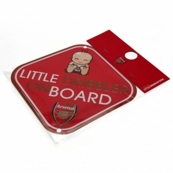 Arsenal tabiczka dziecko w samochodzie Little Dribbler