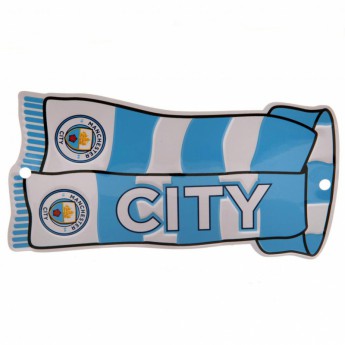 Manchester City tabliczka na okno Show Your Colours Window Sign