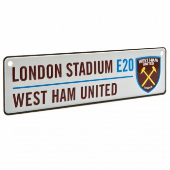 West Ham United tabliczka na okno Window Sign