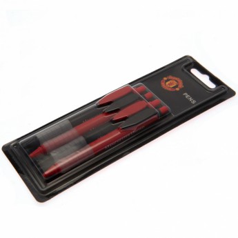 Manchester United zestaw długopisów 4pk Pen Set