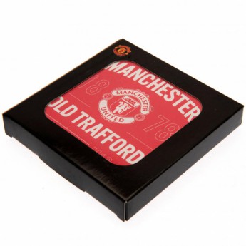 Manchester United zestaw podkładek 4pk Coaster Set