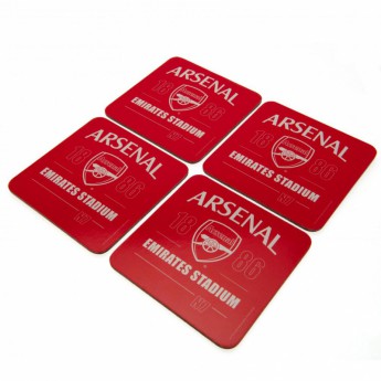 Arsenal zestaw podkładek 4pk Coaster Set