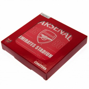 Arsenal zestaw podkładek 4pk Coaster Set