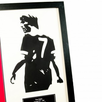 Liverpool koszulka w antyramie Dalglish Signed Shirt Silhouette