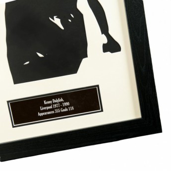 Liverpool koszulka w antyramie Dalglish Signed Shirt Silhouette